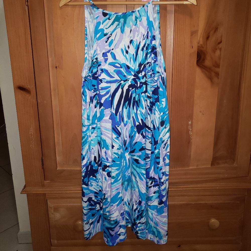 Lily Pulitzer Margot Halter Dress (stained see pics 2 and 3)